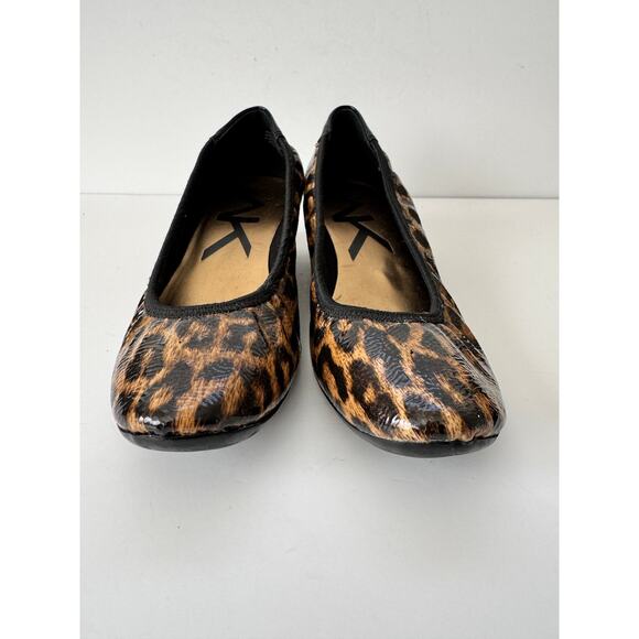 Anne Klein Women's W9 Leopard Print Ballet Wedge Flats Comfort Slip-On Shoes - Picture 2 of 7